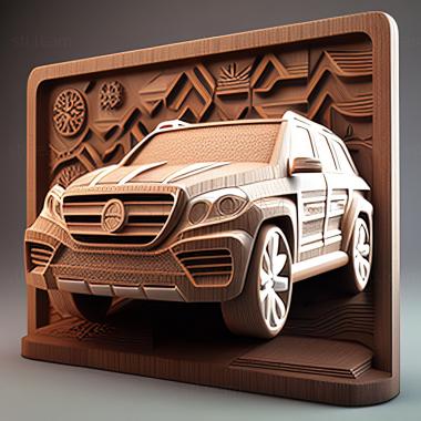 3D модель Mercedes Benz GL (STL)